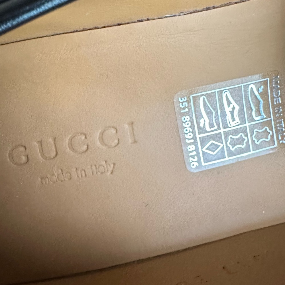 Gucci Ilde Horsebit Flatform leather platform Loafer RETAIL 1,300 - Picture 12 of 15